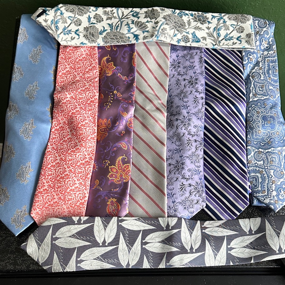 Paul Fredrick Assorted Colorful Ties Collection